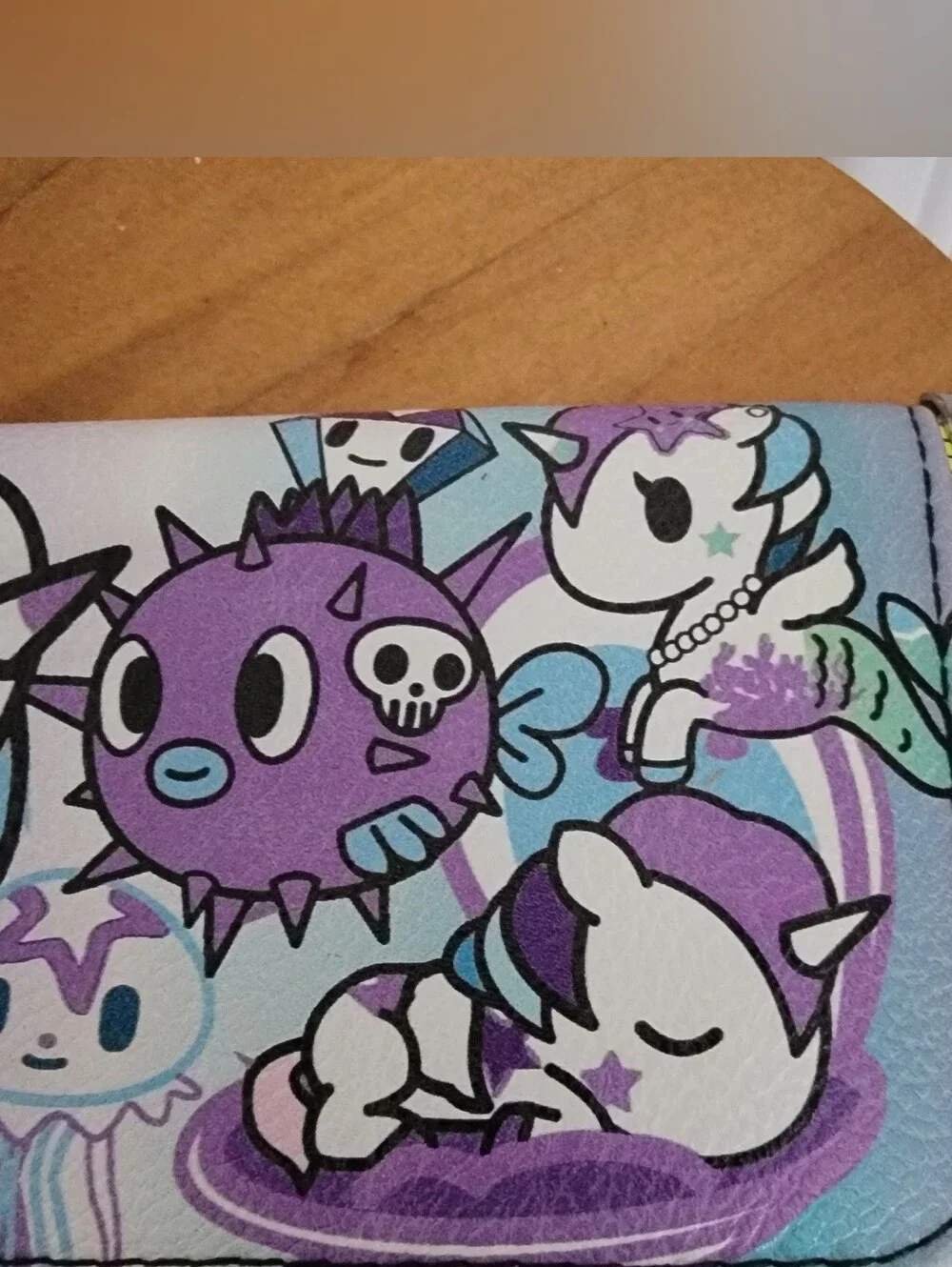 TOKIDOKI LOUNGEFLY Mermicorno Mermaid Unicorn Marina Barrel bag W/ Wallet